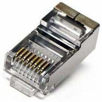 Acconet CAT6 RJ45 Connectors, Shielded, Stranded/Solid Core, 50 Pack