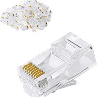 Acconet CAT6 RJ45 Connectors, Stranded/Solid Core, 50 Pack