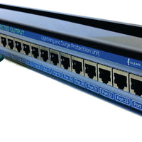 Clear Line 24 Port Gigabit Rackmount PoE Surge Arrestor