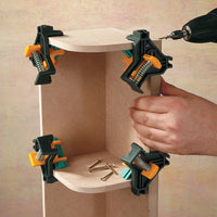Wolfcraft ES 22 Corner Clamp: 90 Degree Woodworking Tool for Fast Board & Frame Fixing
