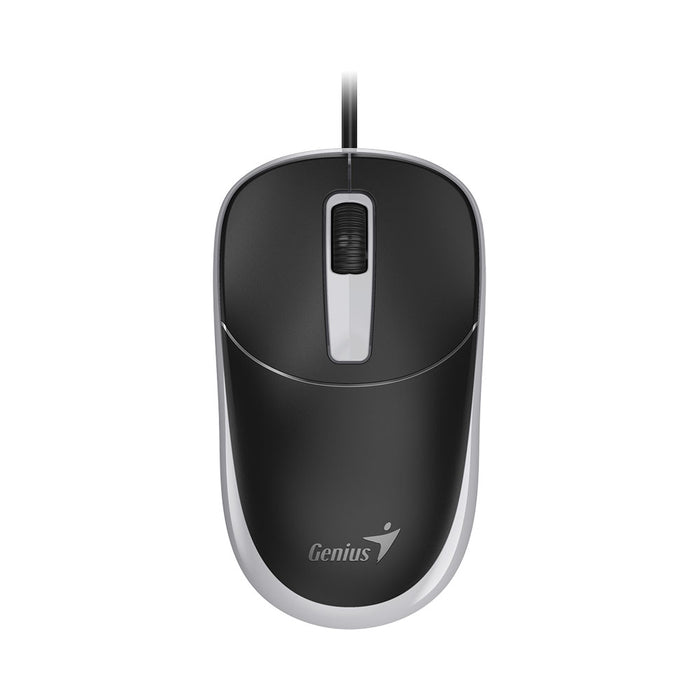 GENIUS DX-123 CLASSIC USB OPTICAL MOUSE  BLK+GREY - MOU-DX-123-BLK-GRY