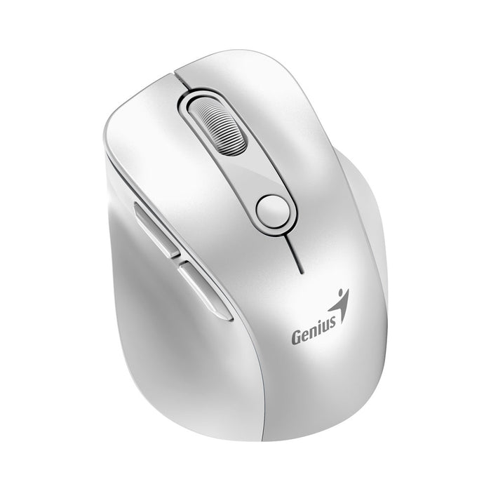 GENIUS ERGO BLUETOOTH SILENT MINI MOUSE, SILVER - MOU-ERGO-9000S-PRO