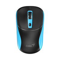 GENIUS NX-7123 WIRELESS COPILOT OPT MOUSE-BLK+BLU - MOU-NX-7123-BLK-BLU