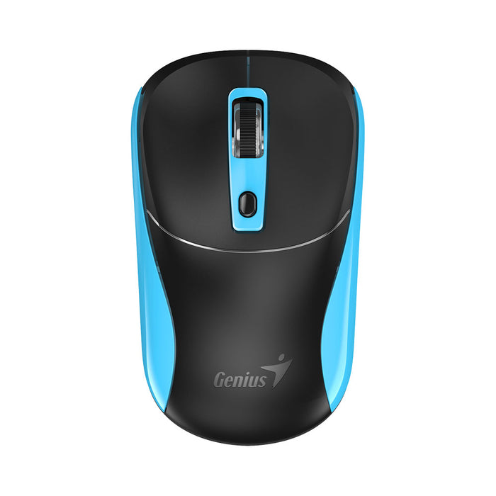 GENIUS NX-7123 WIRELESS COPILOT OPT MOUSE-BLK+BLU - MOU-NX-7123-BLK-BLU