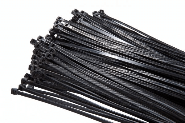 Cable Tie, Black 200x4.5mm, 100 Pack