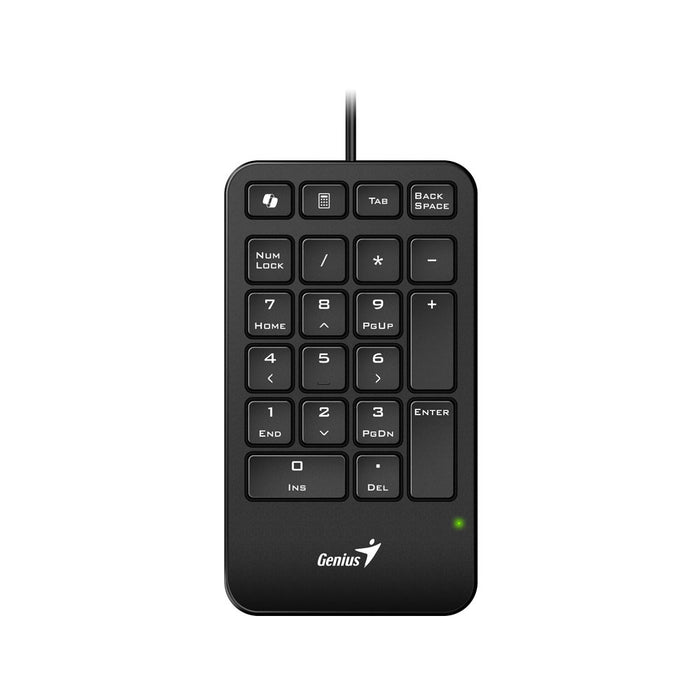 GENIUS NUMERICAL KEYPAD 125,USB-A BLACK - KBD-NUMPAD-125-USB-A