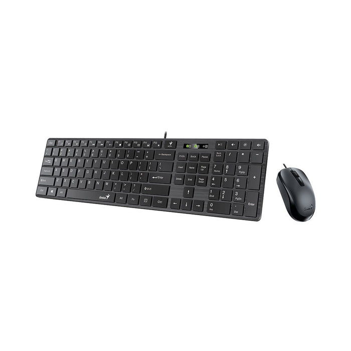 GENIUS 1.5M USB SLIM KEYBOARD AND MOUSE COMBO - KBD-SLIMSTART-C126