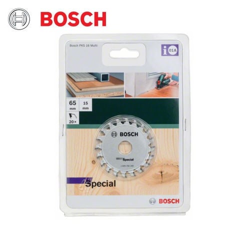 Bosch PKS 16 Multi Saw Blade 65mm - Precision Cutting for Wood, Plastic, & More