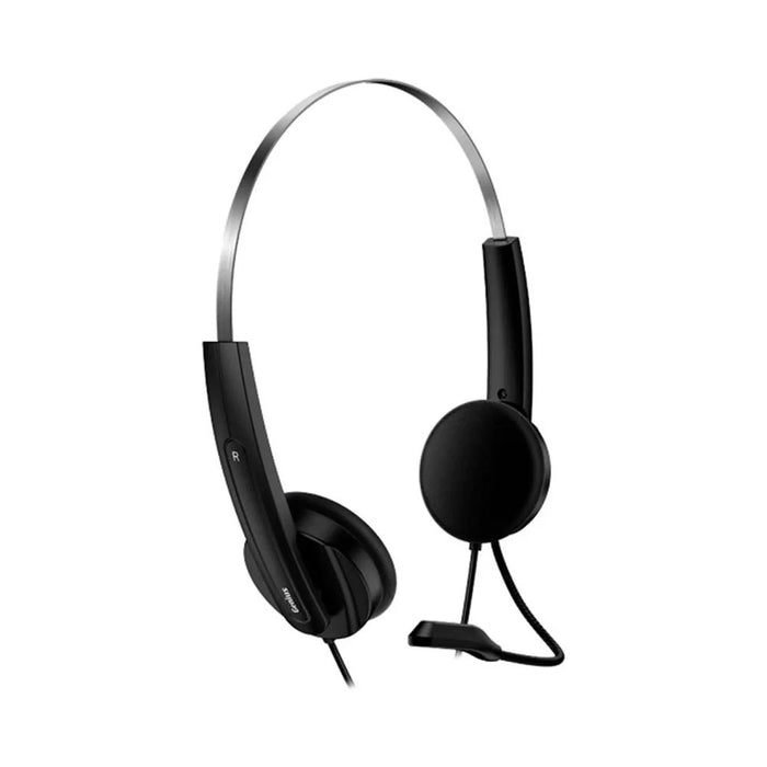 GENIUS USB HEADSET 220U BLACK - HEADPHONE-220U-USB