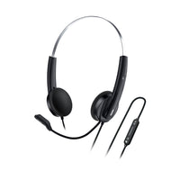 GENIUS USB HEADSET 220U AI BLK USB-C,2.4M - HEADPHONE-220U-AI
