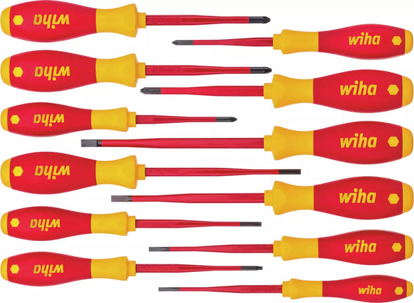 Wiha S/DRIVER SET 12 PIECE SLIMFIX VDE 1000V 41003 - WIH3201K12