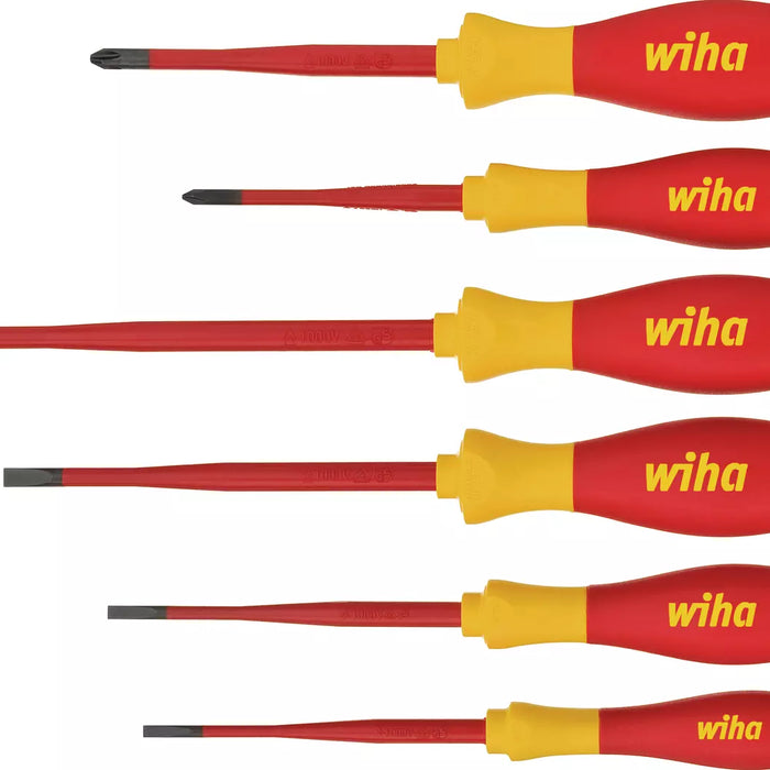 Wiha S/DRIVER SET - 6 PIECE SLIMFIX VDE 1000V 35389 - WIH3201K6