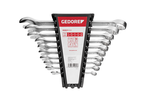 Combination wrench set 10 pieces 8-22 mm R09105010
