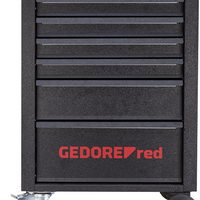 Gedore Tool trolley Mechanic 6 draw - Black - 877x651x585 - 3301836