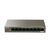Tenda 9-Port Fast Ethernet Desktop Switch with 8-Port PoE | TEF1109P-8-102W