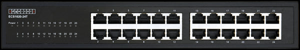 Edge-Core 24 Port Gigabit Unmanaged Switch, rack-mountable