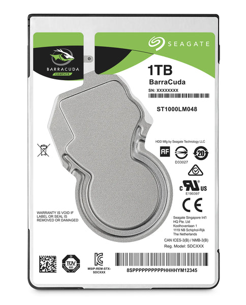 Seagate Barracuda 1TB 2.5" SATA 7mm Internal HDD