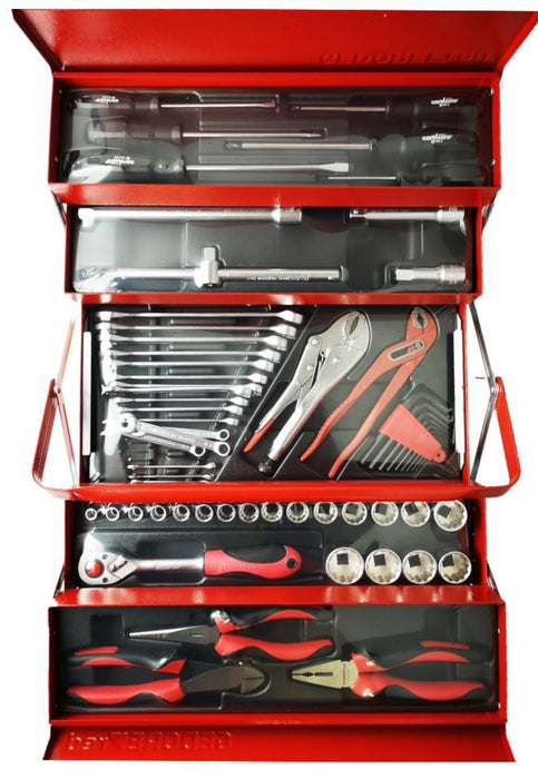 Gedore 62 Piece tool set for cantilever tool box - 3365000