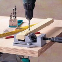WOLFCRAFT SIMPLEX 60 VICE - Die-Cast Aluminum Clamp, 68mm Jaw, 65mm Clamping Width - Precision Bench Vise for Hobby, Craft, and DIY