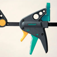 Wolfcraft EHZ Easy Pro One-Hand Clamp: Quick, Safe Clamping for Woodworking and DIY Projects