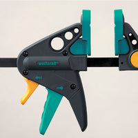 Wolfcraft EHZ Easy Pro One-Hand Clamp: Quick, Safe Clamping for Woodworking and DIY Projects