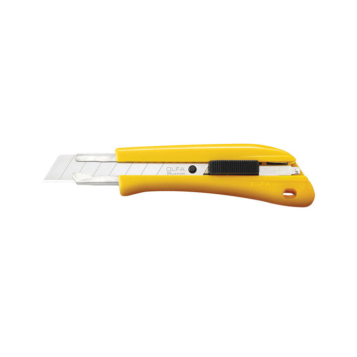 OLFA HEAVY DUTY CUTTER WITH 10 EXCEL BLACK BLADES