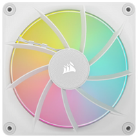 Corsair iCUE LINK LX140 RGB 120mm PWM Fan - Dual Light Loops – Requires iCUE LINK System Hub (Sold Separately) - White