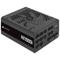 Corsair HX1000i — 1000 Watt 80 PLUS® Platinum; 10yr Warranty;ATX(1);EPS (3);PCI-E (4);4-Pin Peripheral (8);SATA (8);12VHPWR (1)