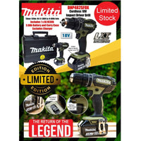Makita Cordless 18V Impact Driver LIMITED EDITION- DHP482SFOX -with battery only no charger