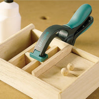 Wolfcraft FZ Spring Clamp 40mm (3630000) - Woodworking Clamp with Articulated Jaws & V-Grooves | Buy Online