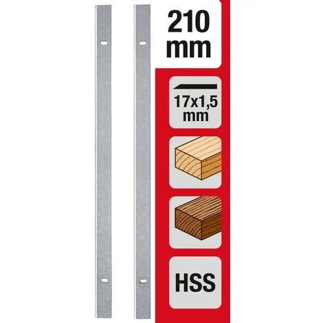 Planer blades 2 Spare Planer knife 204 mm (SKU: 49568602)