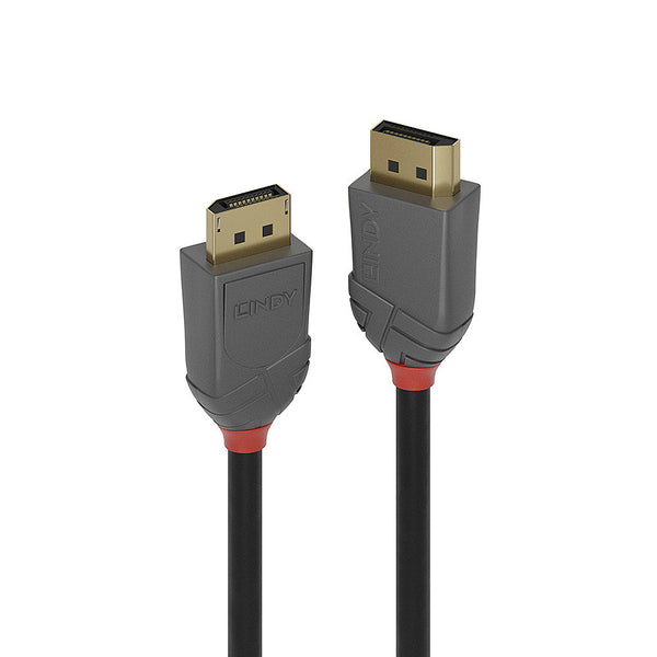LINDY 5M DISPLAYPORT 1.2 MM CABLE-ANTHRA (36484) - CAB-DISPLAY-MM-5M-L