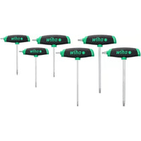 Wiha TORX DRIVER SET - T HANDLE T10 TO 40 COMFORTGRIP 45622 - WIH364DSK6