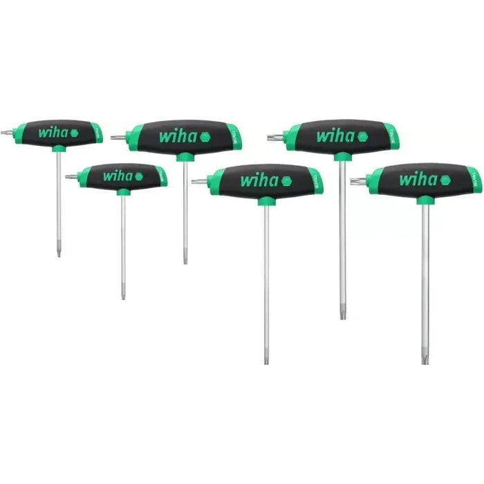 Wiha TORX DRIVER SET - T HANDLE T10 TO 40 COMFORTGRIP 45622 - WIH364DSK6