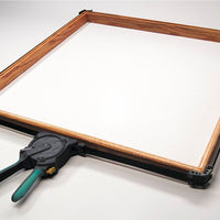WOLFCRAFT ONE-HAND FRAME CLAMP - 3681000, Frame Clamp with Ratchet Handle and Plastic Jaws