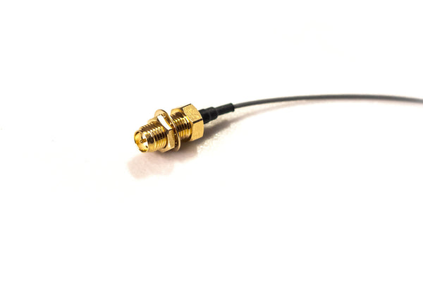 UFL to SMA Female RP Cable Pigtail - 30cm RG174 for Mini PCI Cards. Wireless antenna adapter.
