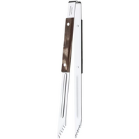 Tramontina Grilling Tongs: Stainless Steel BBQ Tongs with Wood Handle, 37cm - Ideal for Barbecue!