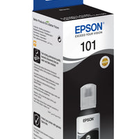 Epson 101 Ecotank Black ink bottle (127ml). 7500 pages @ 5% coverage. Epson Consumables