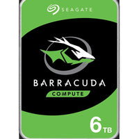 Seagate Barracuda 6TB; 3.5'' Internal; SATA 6GB/s; RPM 5400; 256MB Cache