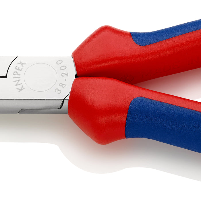 KNIPEX 38 15 200 Mechanics' Pliers with multi-component handles chrome-plated 200 mm - KNI3815200