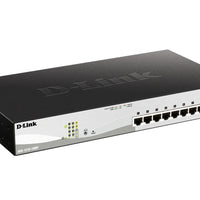 D-LINK 8-ports 10/100/1000Base-T PoE Smart Switch plus 2 SFP ports - 130W PoE budget D-Link Consumer