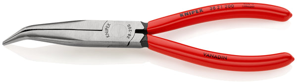 KNIPEX 38 21 200 Mechanics' Pliers with plastic coating black atramentized 200 mm - KNI3821200