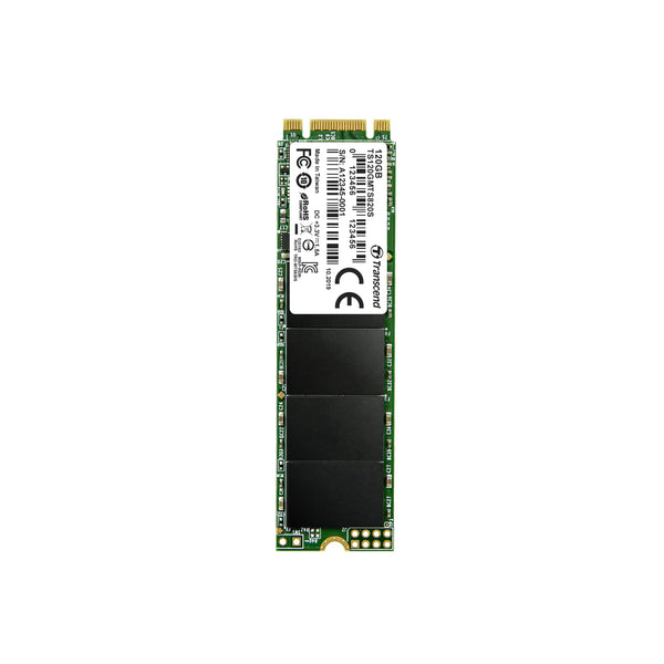 TRANSCEND 120GB MTS820 SATA3 M.2 2280 SSD - TLC -CACHELESS - 0