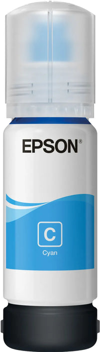Epson 101 Ecotank Cyan ink bottle (70ml). 6000 pages @ 5% coverage. Epson Consumables