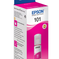 Epson 101 Ecotank Magenta ink bottle (70ml). 6000 pages @ 5% coverage. Epson Consumables