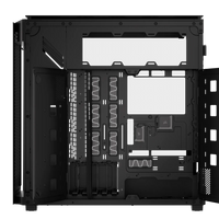 iCUE LINK 9000D AIRFLOW Tempered Glass Super-Tower; Supports  18x 120mm fans - Black