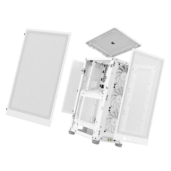 2000D AIRFLOW White Mini-ITX PC Case; 3x 2.5'' Drive Bays; Up to 360mm Radiator compatible