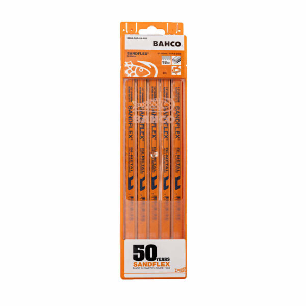 Bahco Bahco Sandflex Hacksaw Blade 300 Mm 18 Tpi 100 Pk 3906 300 18 100