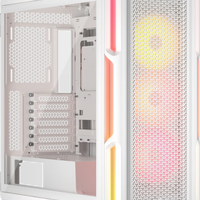 Corsair iCUE LINK 5000T LX RGB Mid-Tower PC Case; White