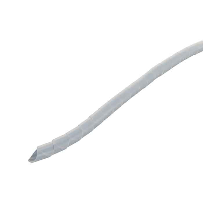 LINKQNET 12MM WIDE TRANSPARENT CABLE-TIDY SPIRAL BINDING - SOLD PER METRE - NET-SPIRAL-TR-SM
